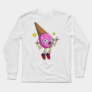 Ice Cream Cone Long Sleeve T-Shirt